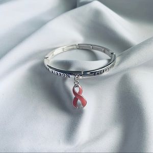 Breast Cancer Awareness Charm Bracelet